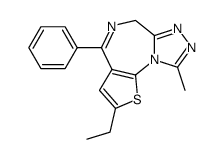 Deschloroetizolam 结构式