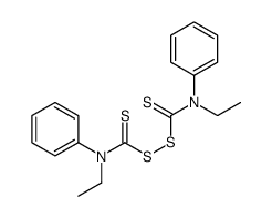 N,N'-二乙基-N,N'-二苯基秋兰姆二硫化物 结构式