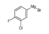 3-氯-4-氟苯基溴化镁 结构式