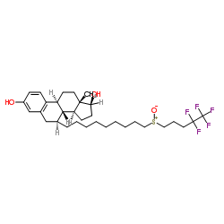7β-氟维司群 结构式