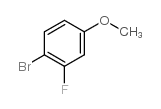 4-溴-3-氟苯甲醚 结构式