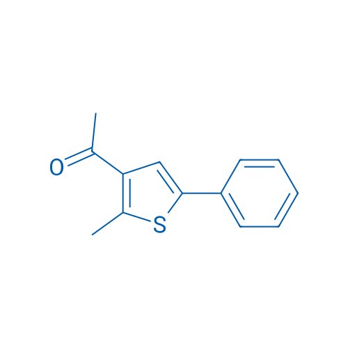3-乙酰基-2-甲基-5-苯基噻吩 结构式