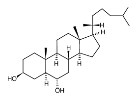 6α-羟基胆固醇 结构式