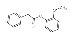 苯乙酸愈创木酯 结构式