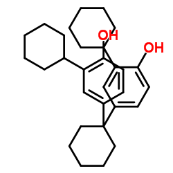 1,1-双(3-环己基-4-羟苯基)环己烷 结构式
