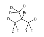 溴代叔丁烷-D9 结构式