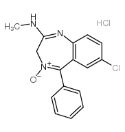盐酸氯氮卓 结构式