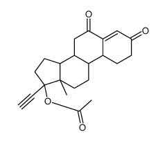 6-氧炔诺酮乙酸酯 结构式