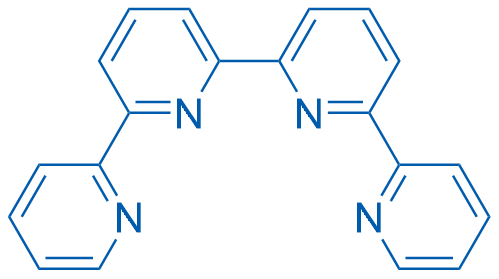 2,2':6',2'':6'',2'''-四联吡啶 结构式
