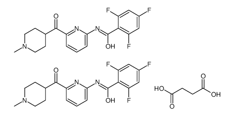 琥珀酸拉米地坦 结构式