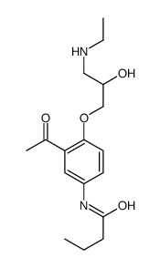 醋丁洛尔杂质I 结构式