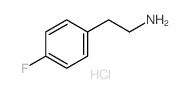 2-(4-氟苯基)乙基氯化铵 结构式