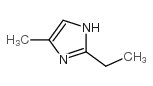 2-乙基-4-甲基咪唑 结构式