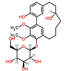 (+)-S-Myricanol glucoside 结构式