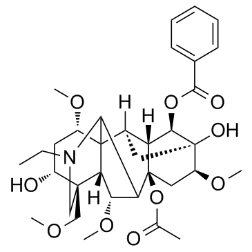 印乌头碱 结构式