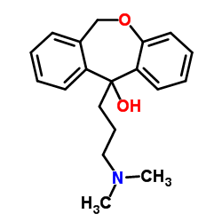 11-[3-(Dimethylamino)propyl]-6,11-dihydrocibenz[b,e]oxepin-11-ol 结构式