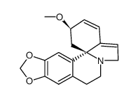 刺桐灵碱 结构式