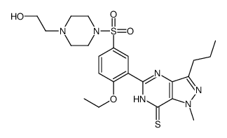 羟基硫代豪莫西地那非 结构式