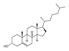 表胆甾醇 结构式