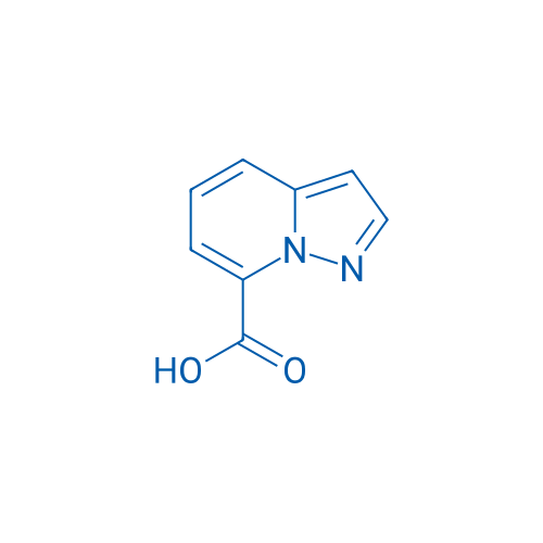 吡唑并[1,5-a]吡啶-7-羧酸 结构式
