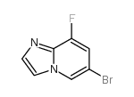 6-溴-8-氟咪唑并[1,2-a]吡啶 结构式