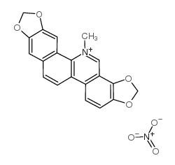 硝酸血根碱 结构式