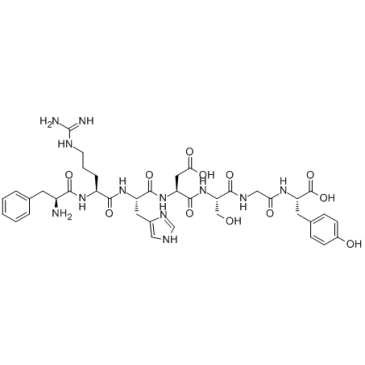 β-淀粉样蛋白4-10 结构式
