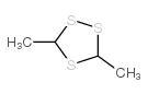 3,5-二甲基-1,2,4-三硫杂环戊烷 结构式