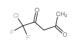 1-氯-1,1-二氟-2,4-戊二酮 结构式
