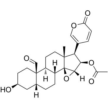 19-氧代华蟾毒精 结构式