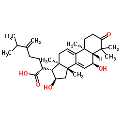 6α-羟基猪苓酸C 结构式