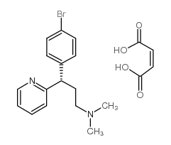 右旋溴苯那敏马来酸盐 结构式