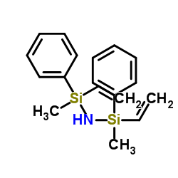 1,3-二乙烯基-1,3-二苯基-1,3-二甲基二硅氮烷 结构式