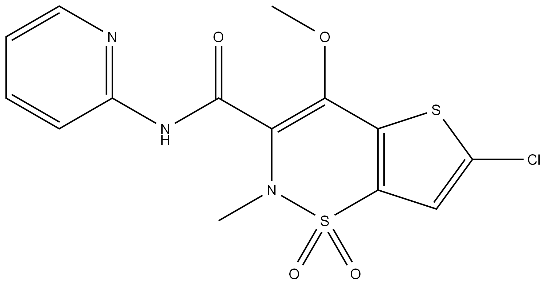 氯诺昔康杂质37 结构式