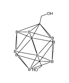 1,7-双羟甲基-间碳硼烷 结构式