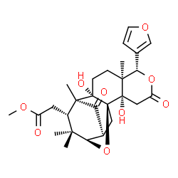6-脱氧-9α-羟基雪松素 结构式