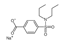 丙磺舒钠 结构式