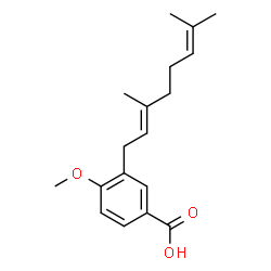 3-Geranyl-4-methoxybenzoic acid 结构式