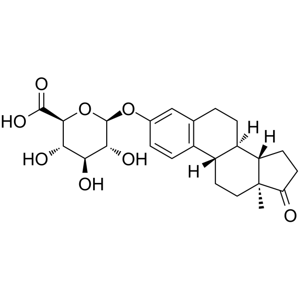 Estrone-O-β-D-Glucuronide 结构式