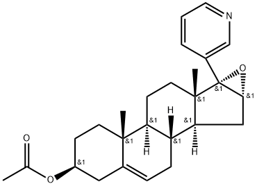 醋酸阿比特龙α-环氧化物 结构式