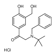 N-苄基沙丁胺醇盐酸盐 结构式