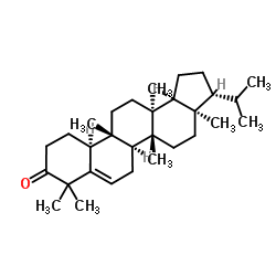 西米杜鹃酮 结构式