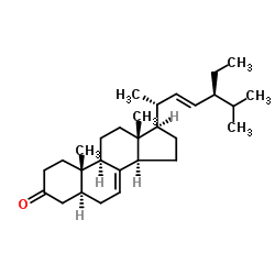α-菠菜甾酮 结构式