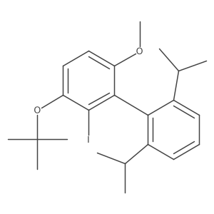 2-碘-3,6-二甲氧基-2',4',6'-三(1-甲基乙基)-1,1'-联苯 结构式
