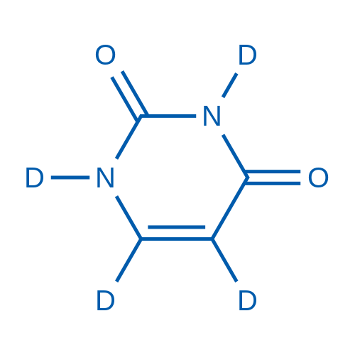 尿嘧啶-D4 结构式