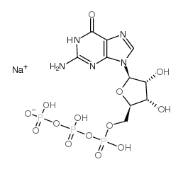 5’-三磷酸鸟苷三钠 结构式