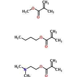 甲基丙烯酸丁酯-甲基丙烯酸二甲氨基乙酯-甲基丙烯酸甲酯共??聚物 结构式