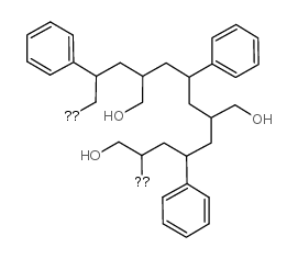 聚(苯乙烯-co-丙烯醇) 结构式
