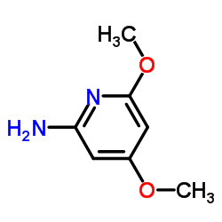 2-氨基-4,6-二甲氧基吡啶 结构式