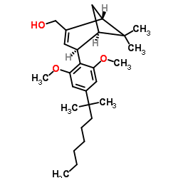 (1R,4R,5R)-REL-(+)-4-[4-(1,1-二甲基庚基)-2,6-二甲氧基苯基]-6,6-二甲基双环[3.1.1]庚-2-烯-2-甲醇 结构式